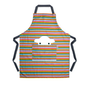 Herdy Peep Stripe Apron full view