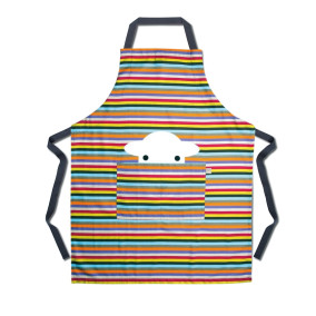 Herdy Peep Stripe Apron full view