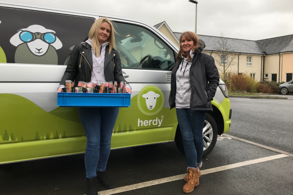 3 Hug in a Mug; Herdy donates 400 mugs to those experiencing loneliness in Kendal