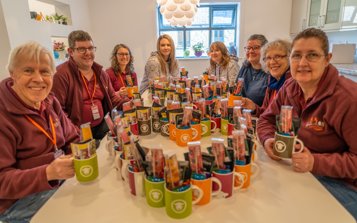 hiam 2 Hug in a Mug; Herdy donates 400 mugs to those experiencing loneliness in Kendal