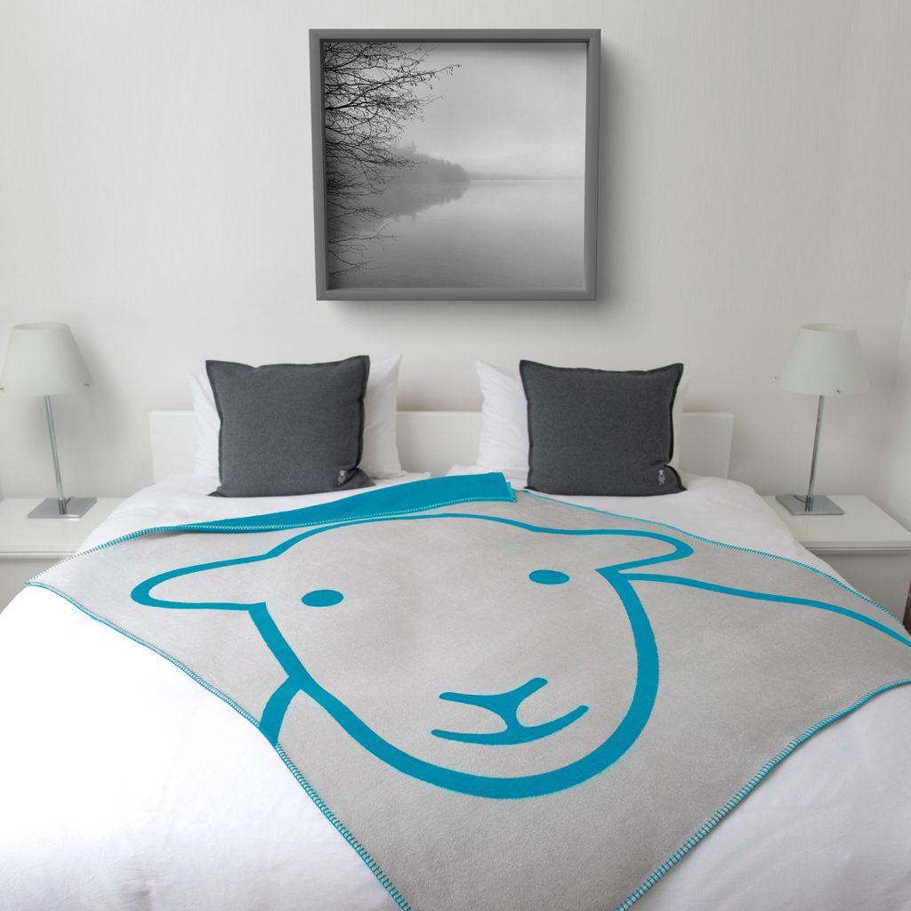 Herdy Throw 1500px_0000s_0002_Layer 16 Herdy Recycled Cotton Throw - Blue