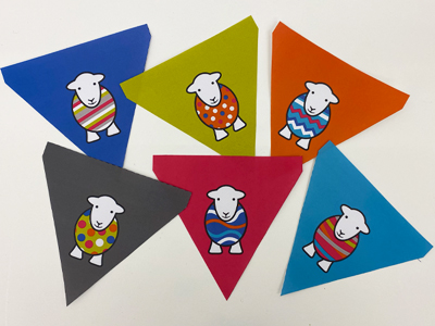 bunt2 How to make: Herdy Easter Bunting, free print out