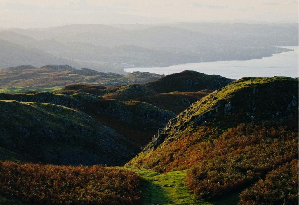 2 Autumn view over the lake district fells