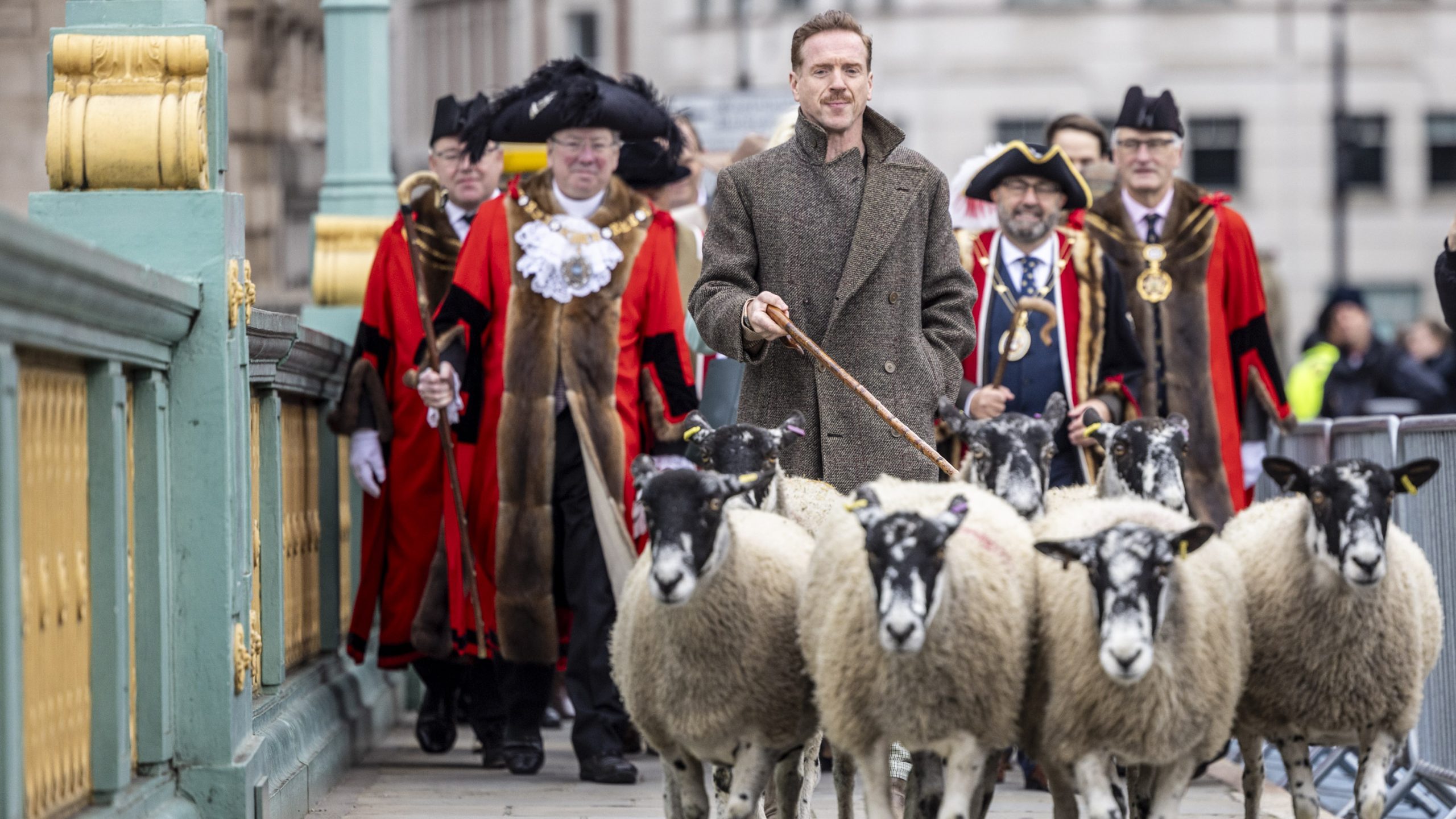 HOLLYWOOD ACTOR DAMIAN LEWIS TO LEAD LONDON SHEEP DRIVE